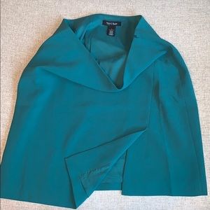 Green White House I Black Market Skirt